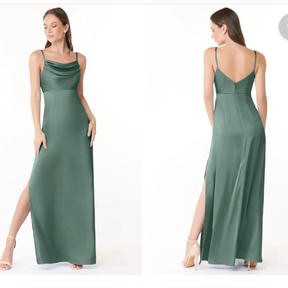 Azazie Green Dress